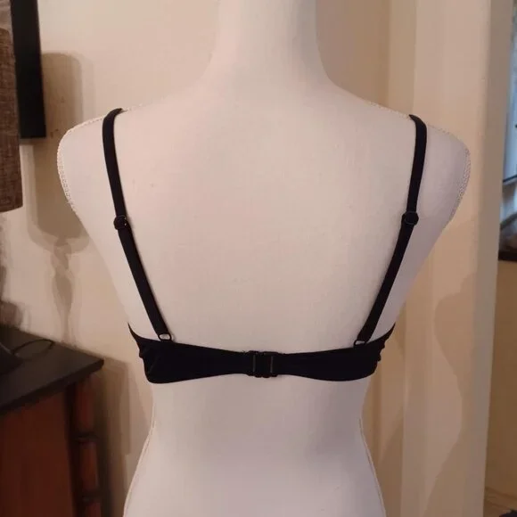 LIKE NEW! Boden Black Bikini Top | 36A - Picture 3 of 6
